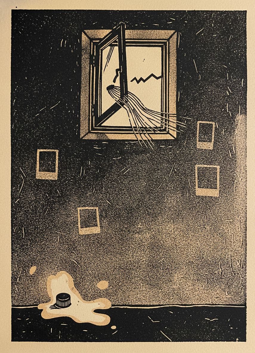 Faint Rectangles and a Yellow Blob — Anya Pietrowski · MODULAR one-of-a-kind original