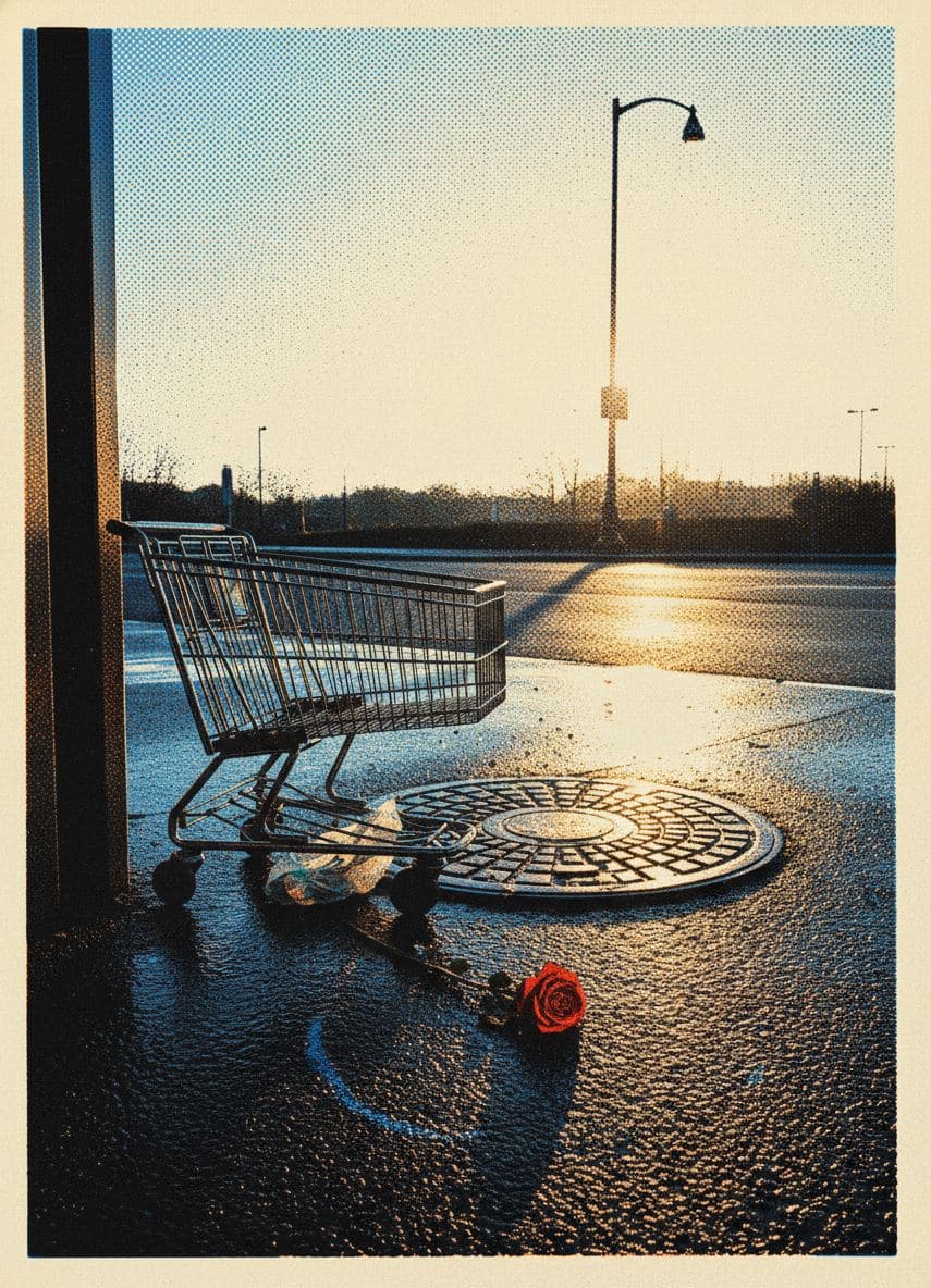Finding a Rose on Asphalt — Anya Pietrowski · MODULAR one-of-a-kind original