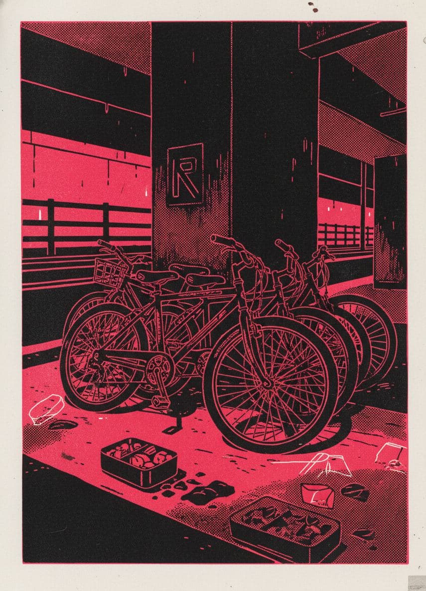 Finding the Flat Tire — Yuko Shimizu-Tachibana · MODULAR one-of-a-kind original