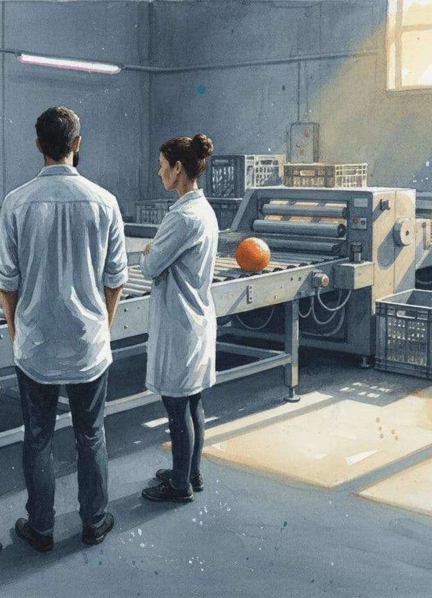 First Day on the Line — Agnete Holm · MODULAR one-of-a-kind original