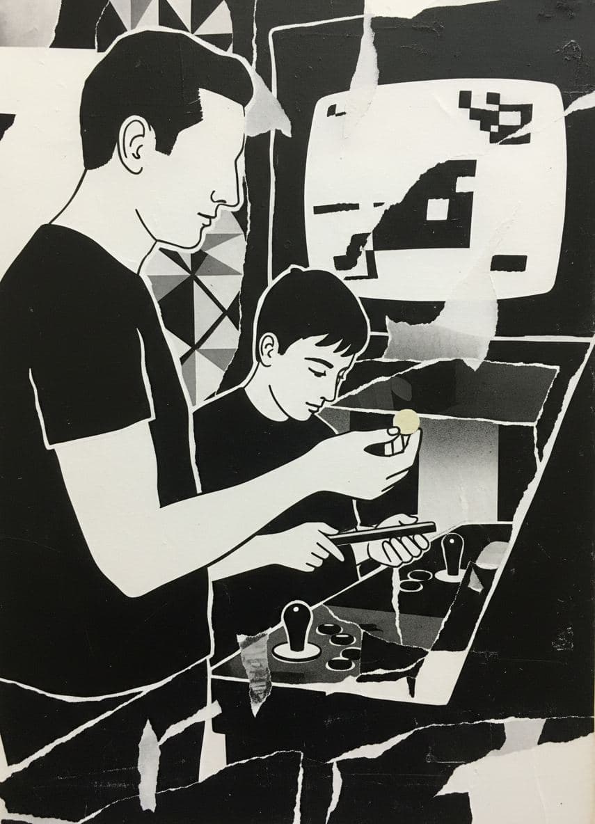 flickering promise in the grime — Irmela Bechmann · MODULAR one-of-a-kind original