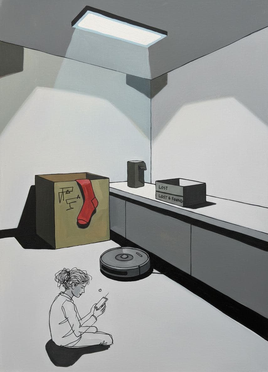 Flip Phone in Fluorescent Light — Stefan Tannhäuser · MODULAR one-of-a-kind original