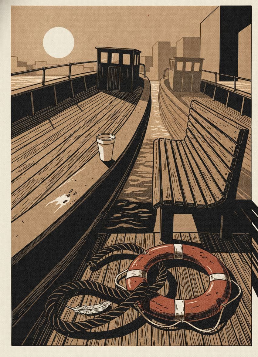 Floating Harbour with Ghost Ferry — Yuko Shimizu-Tachibana · MODULAR one-of-a-kind original