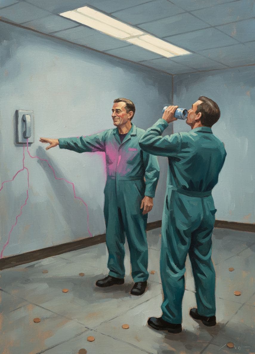 Gerald Taking a Gulp — Saskia Vandenberg · MODULAR one-of-a-kind original