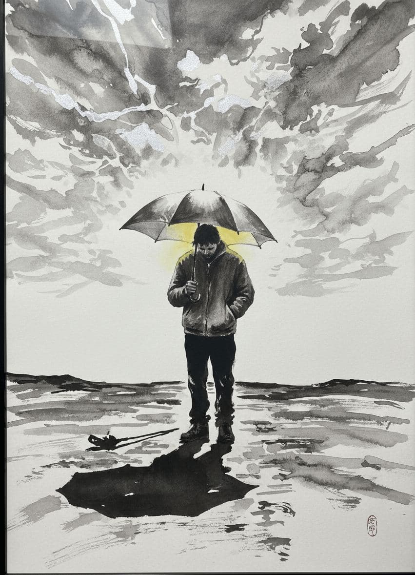 ghosts of rain on stone — Matteo Iannelli · MODULAR one-of-a-kind original