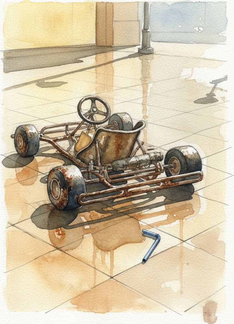 Go-Kart at the Threshold — Agnete Holm · MODULAR one-of-a-kind original