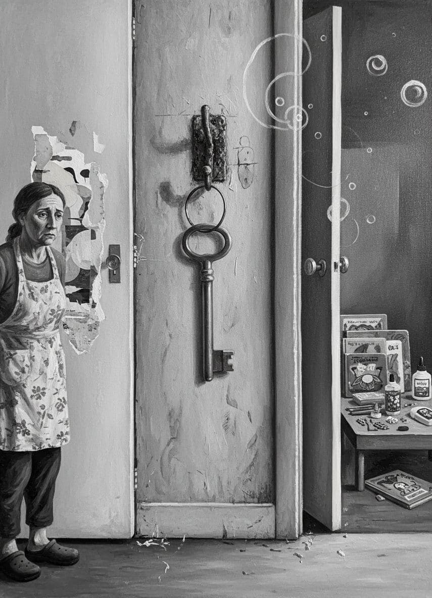 Hanging the Spare Key — Irmela Bechmann · MODULAR one-of-a-kind original