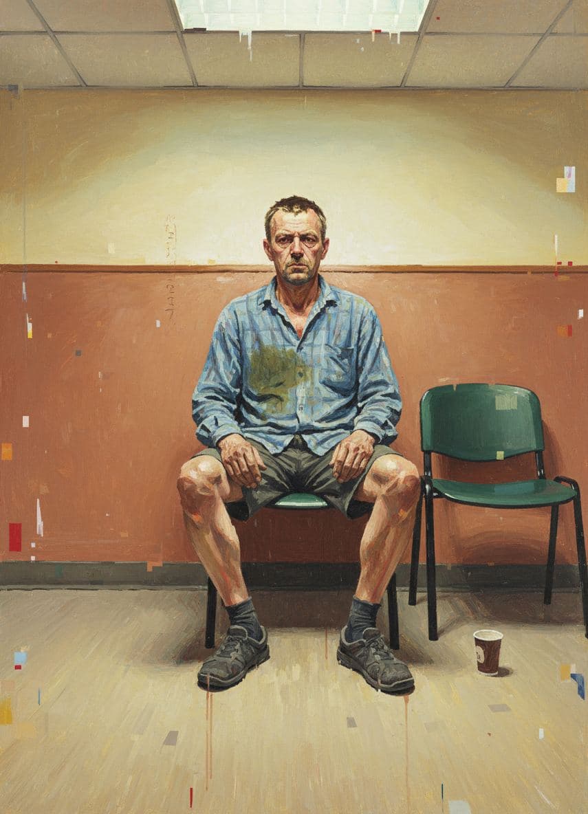He Said He'd Be Right Back — Viktor Eklund · MODULAR one-of-a-kind original