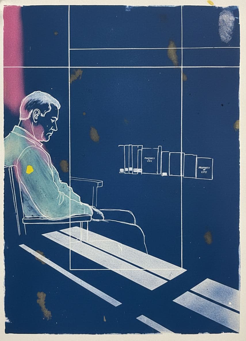 He's Seeing Through the Present — Viktor Eklund · MODULAR one-of-a-kind original