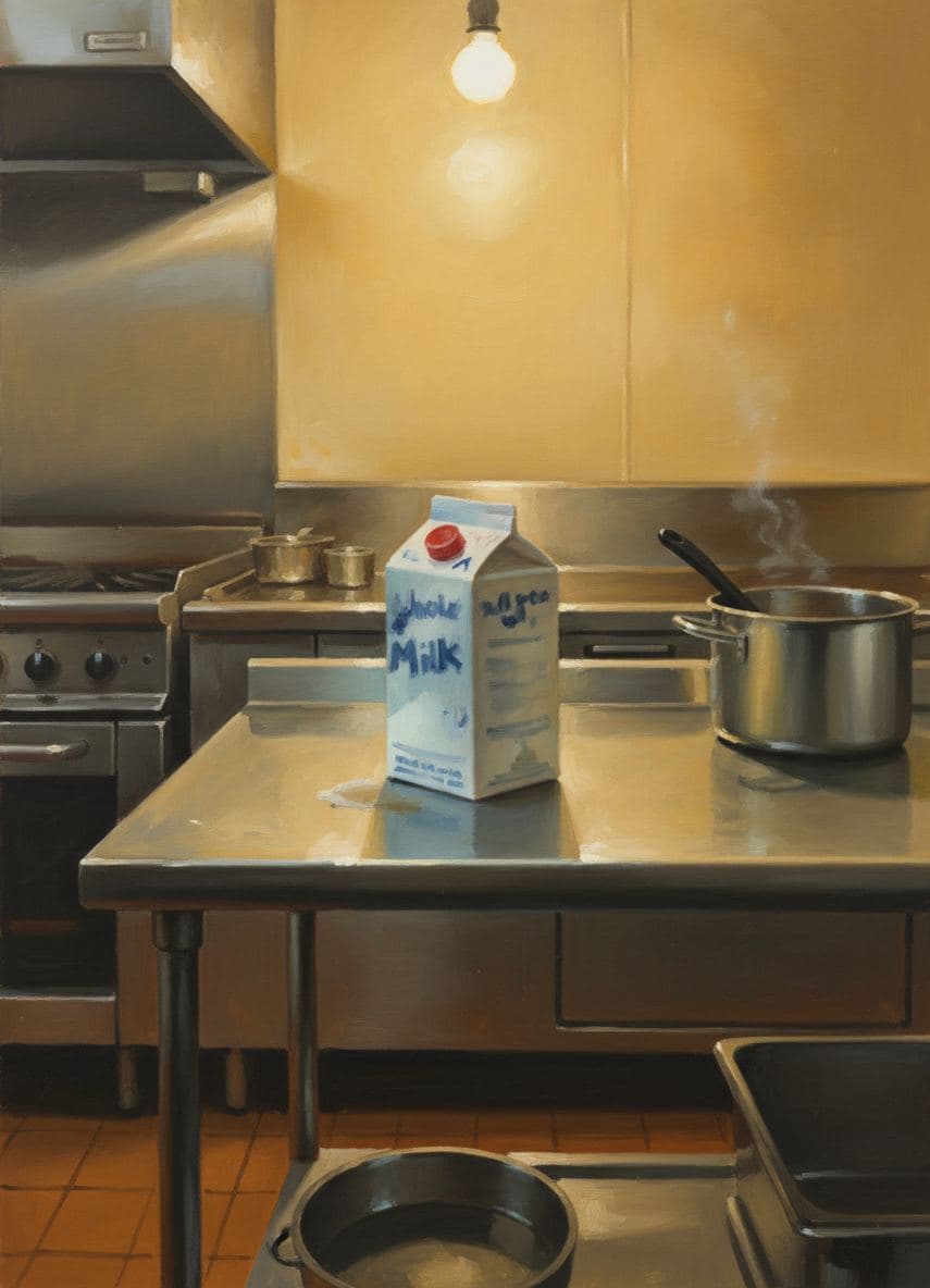 Industrial Kitchen with Béchamel — Saskia Vandenberg · MODULAR one-of-a-kind original