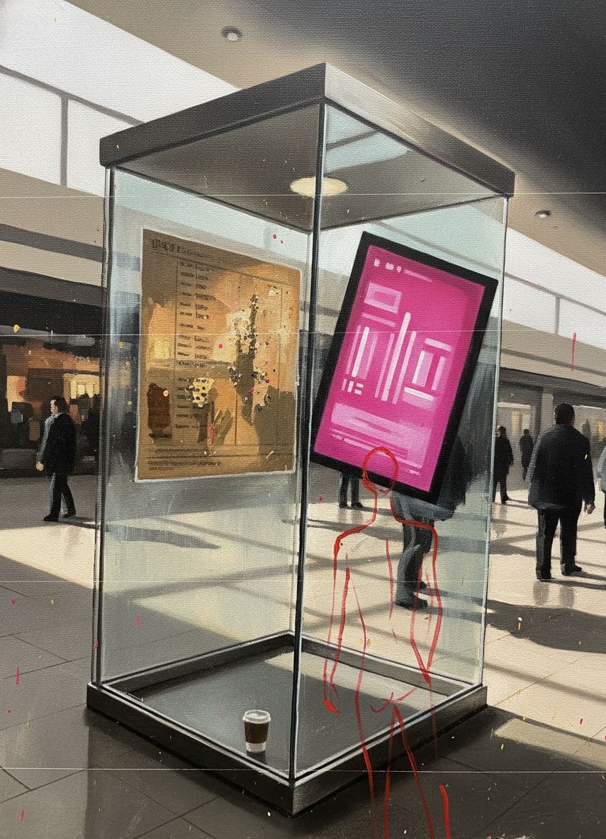 Kiosk with a Faded Timetable — Viktor Eklund · MODULAR one-of-a-kind original