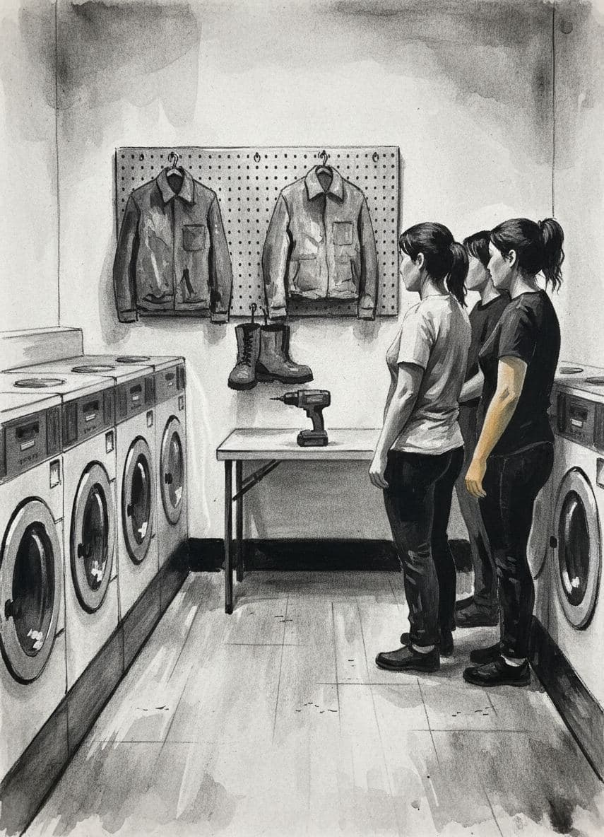 Laundromat with a Power Drill — Stefan Tannhäuser · MODULAR one-of-a-kind original