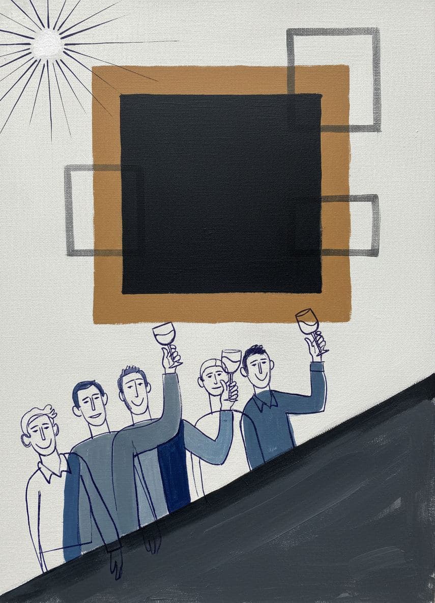 Living Room with a Coaster — Viktor Eklund · MODULAR one-of-a-kind original