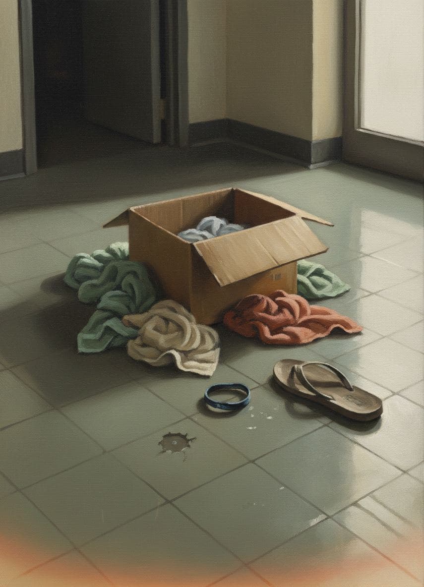 Locker Room with a Forgotten Wristband — Saskia Vandenberg · MODULAR one-of-a-kind original
