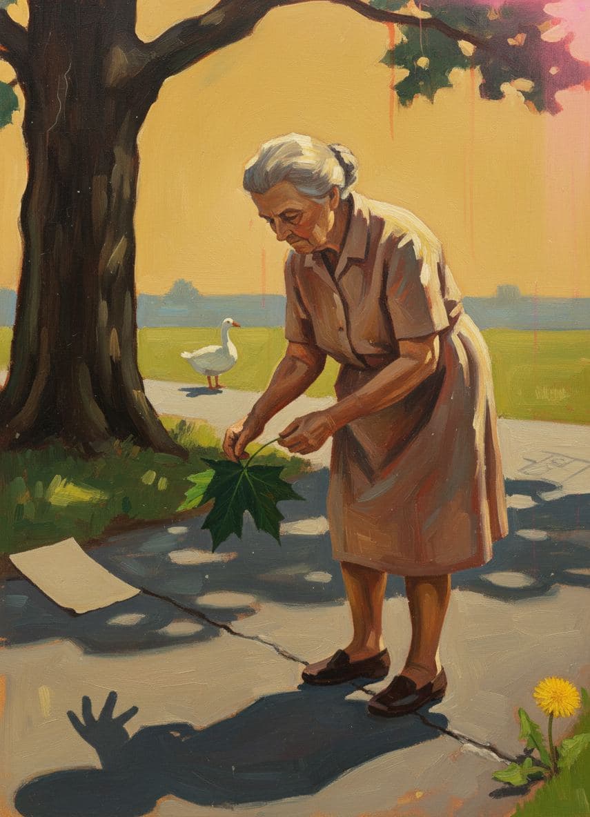 Mary Turning the Leaf — Saskia Vandenberg · MODULAR one-of-a-kind original