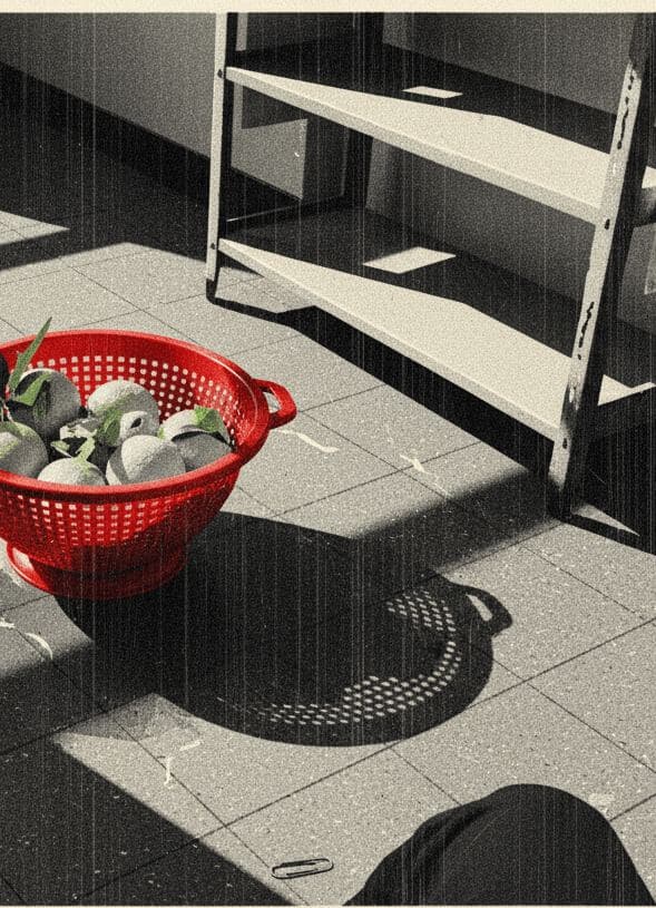 Mopping the Library Floor — Anya Pietrowski · MODULAR one-of-a-kind original
