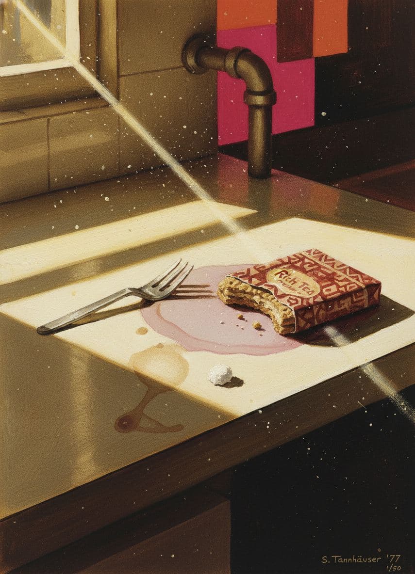 morning breakroom still life — Stefan Tannhäuser · MODULAR one-of-a-kind original