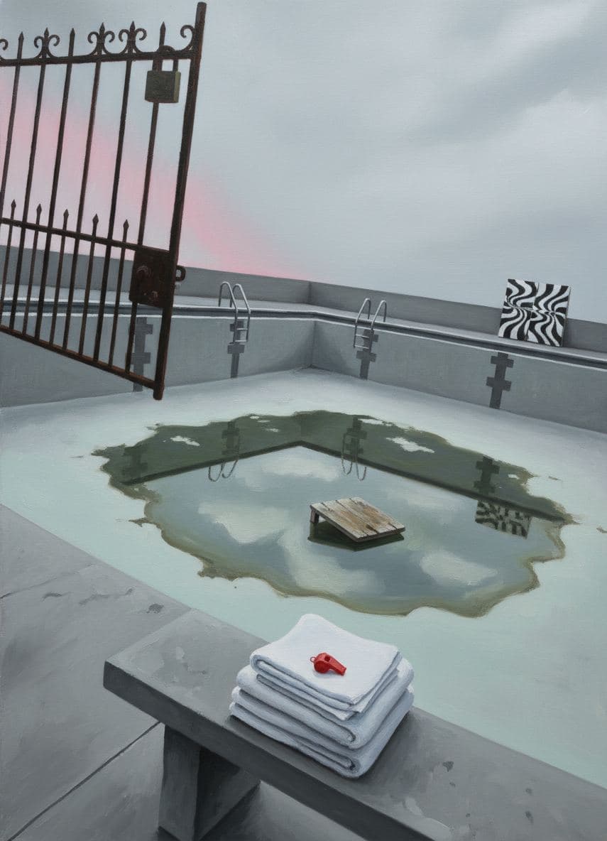Municipal Pool with a Whistle — Saskia Vandenberg · MODULAR one-of-a-kind original
