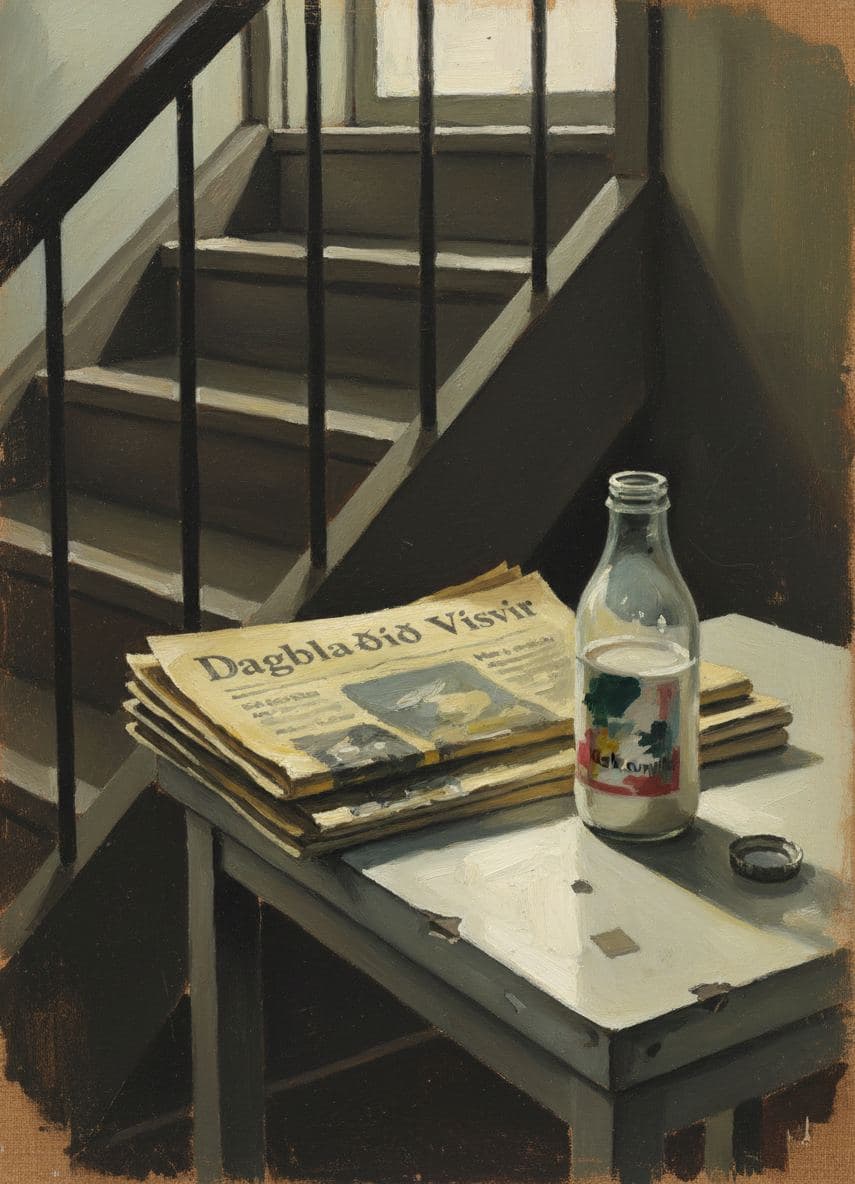 Newspapers on a Formica Table — Viktor Eklund · MODULAR one-of-a-kind original