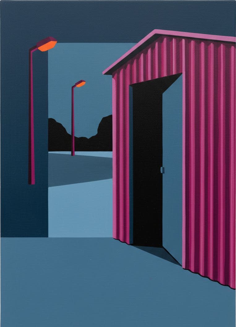 Painting the Shed Magenta — Viktor Eklund · MODULAR one-of-a-kind original