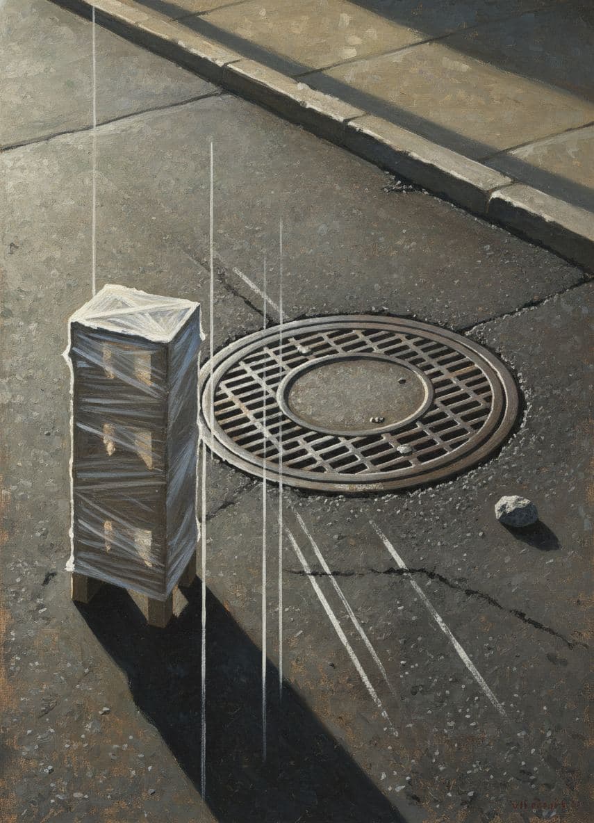 Pallet in the Industrial Yard — Viktor Eklund · MODULAR one-of-a-kind original