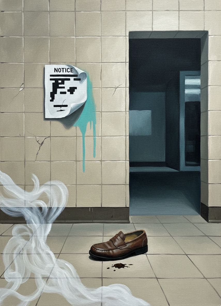 Penny Loafer on Beige Tile — Viktor Eklund · MODULAR one-of-a-kind original