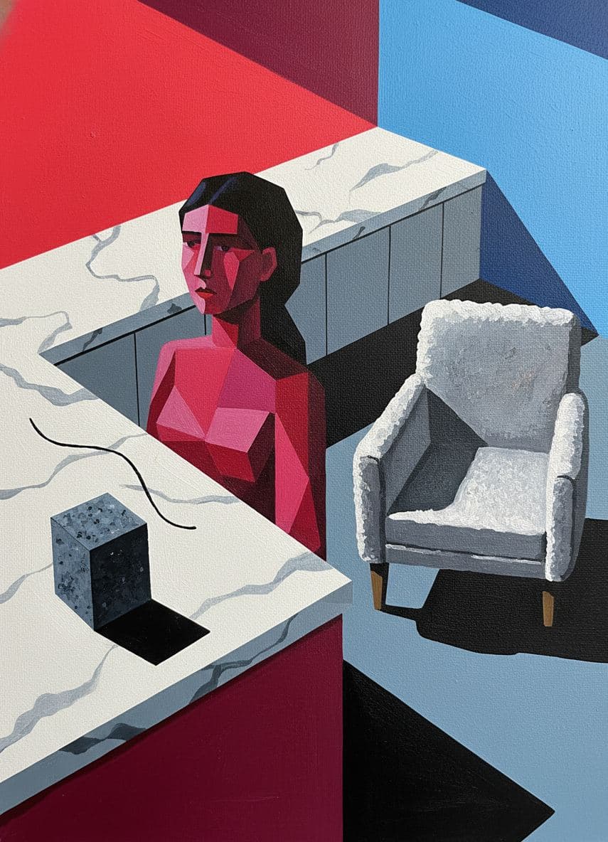Placing the Granite Plinth — Viktor Eklund · MODULAR one-of-a-kind original