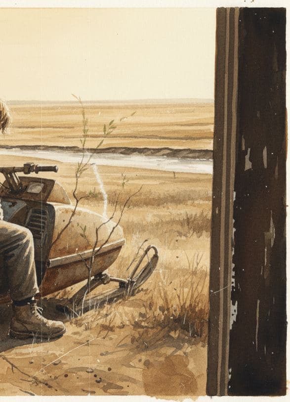 Prairie Beside the Dry Riverbed — Rafał Zborowski · MODULAR one-of-a-kind original