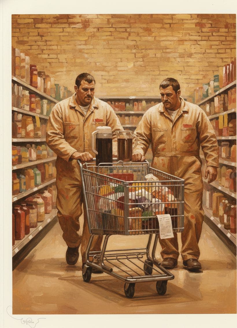 Pushing the Loaded Cart — Matteo Iannelli · MODULAR one-of-a-kind original
