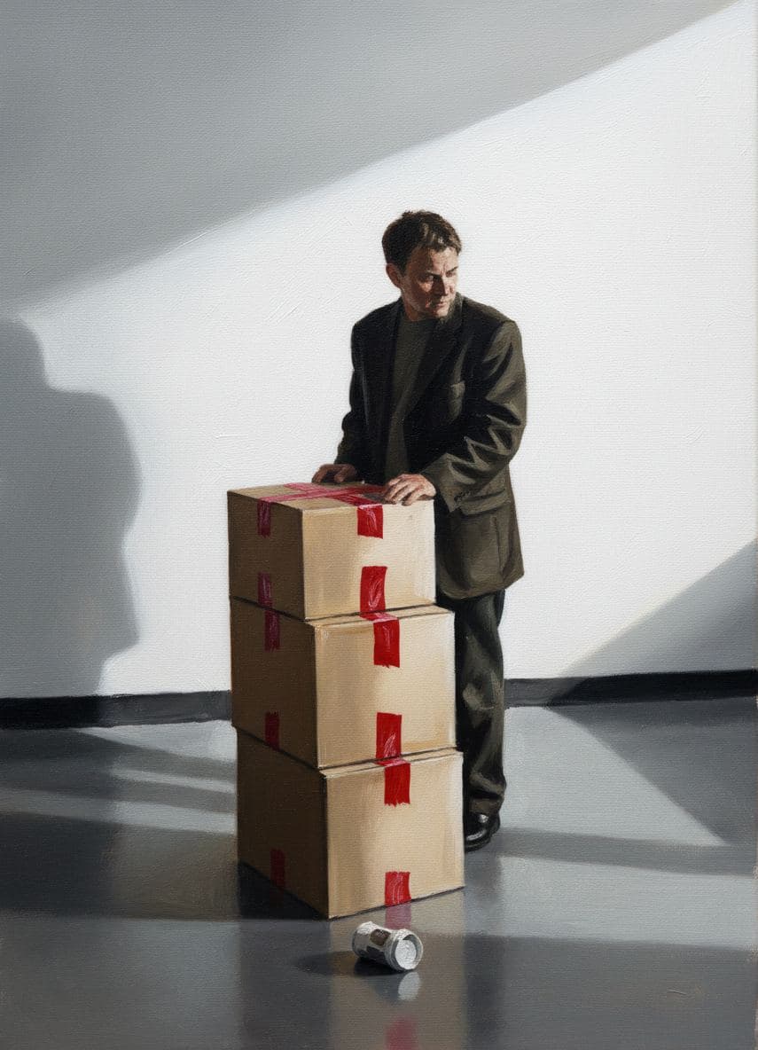 red tape, polished dreams — Viktor Eklund · MODULAR one-of-a-kind original