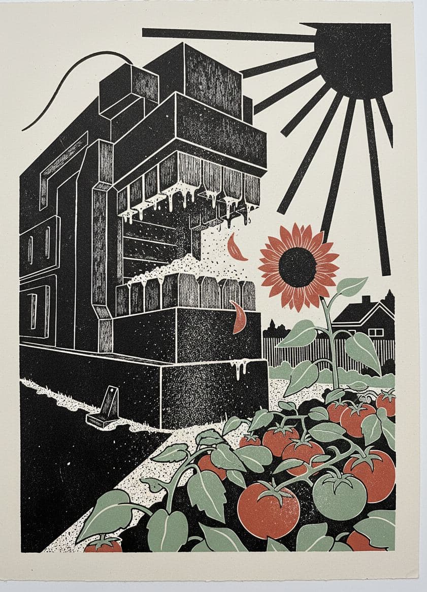 Rock Crusher and Tomatoes — Anya Pietrowski · MODULAR one-of-a-kind original