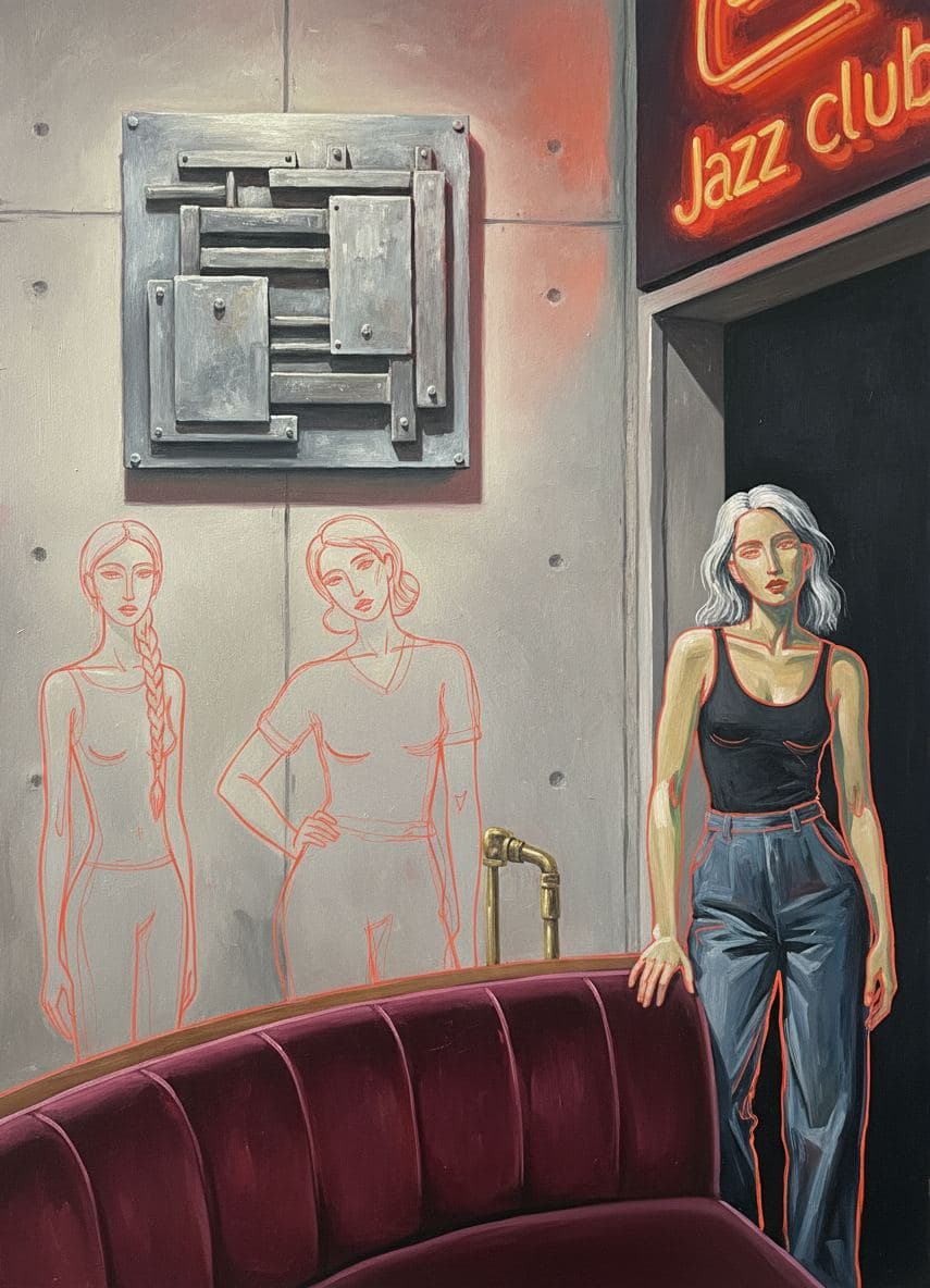 Six Tickets by the Printer — Saskia Vandenberg · MODULAR one-of-a-kind original