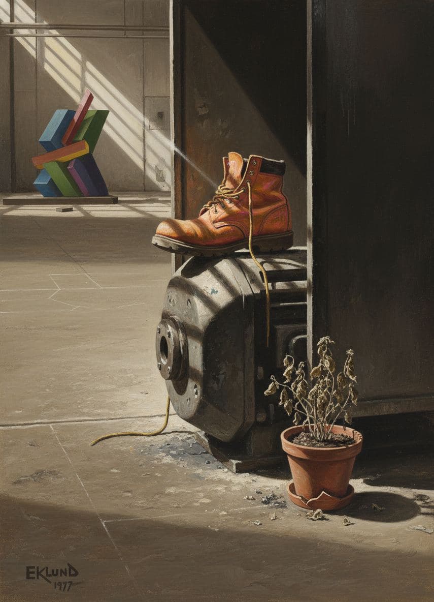 solitary sentinel of industry's end — Viktor Eklund · MODULAR one-of-a-kind original