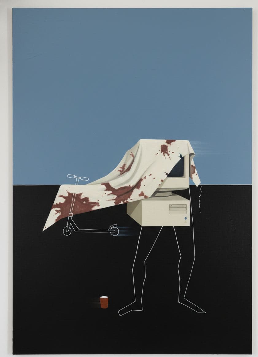 Someone Abandoning the Desktop — Viktor Eklund · MODULAR one-of-a-kind original