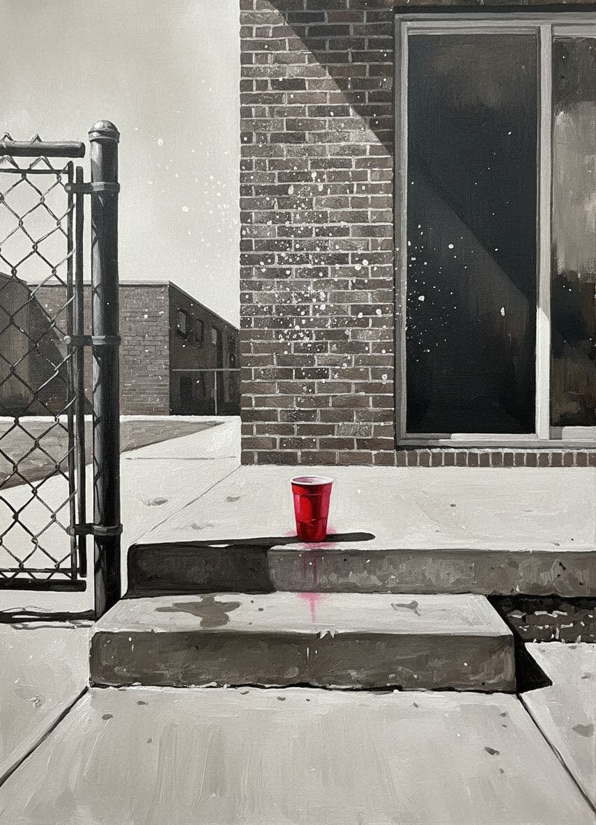 Someone Forgets the Cup — Saskia Vandenberg · MODULAR one-of-a-kind original