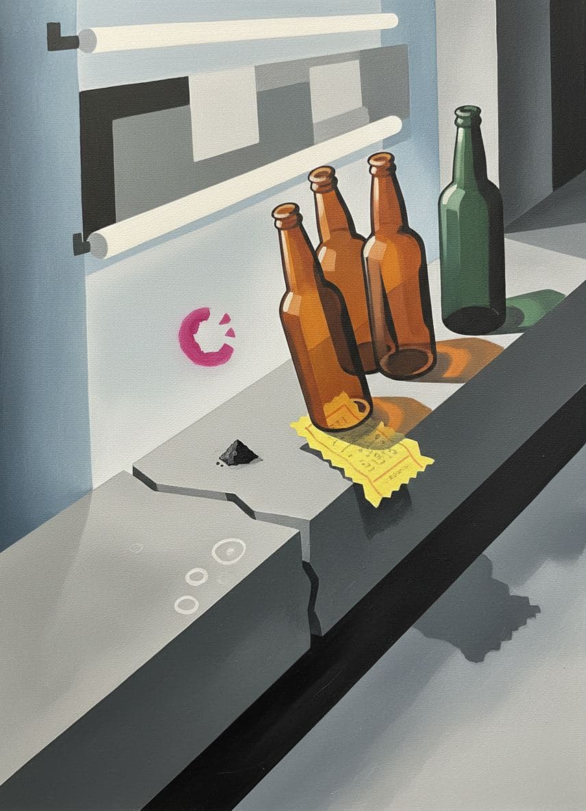 Someone Leaves Their Bottles — Viktor Eklund · MODULAR one-of-a-kind original