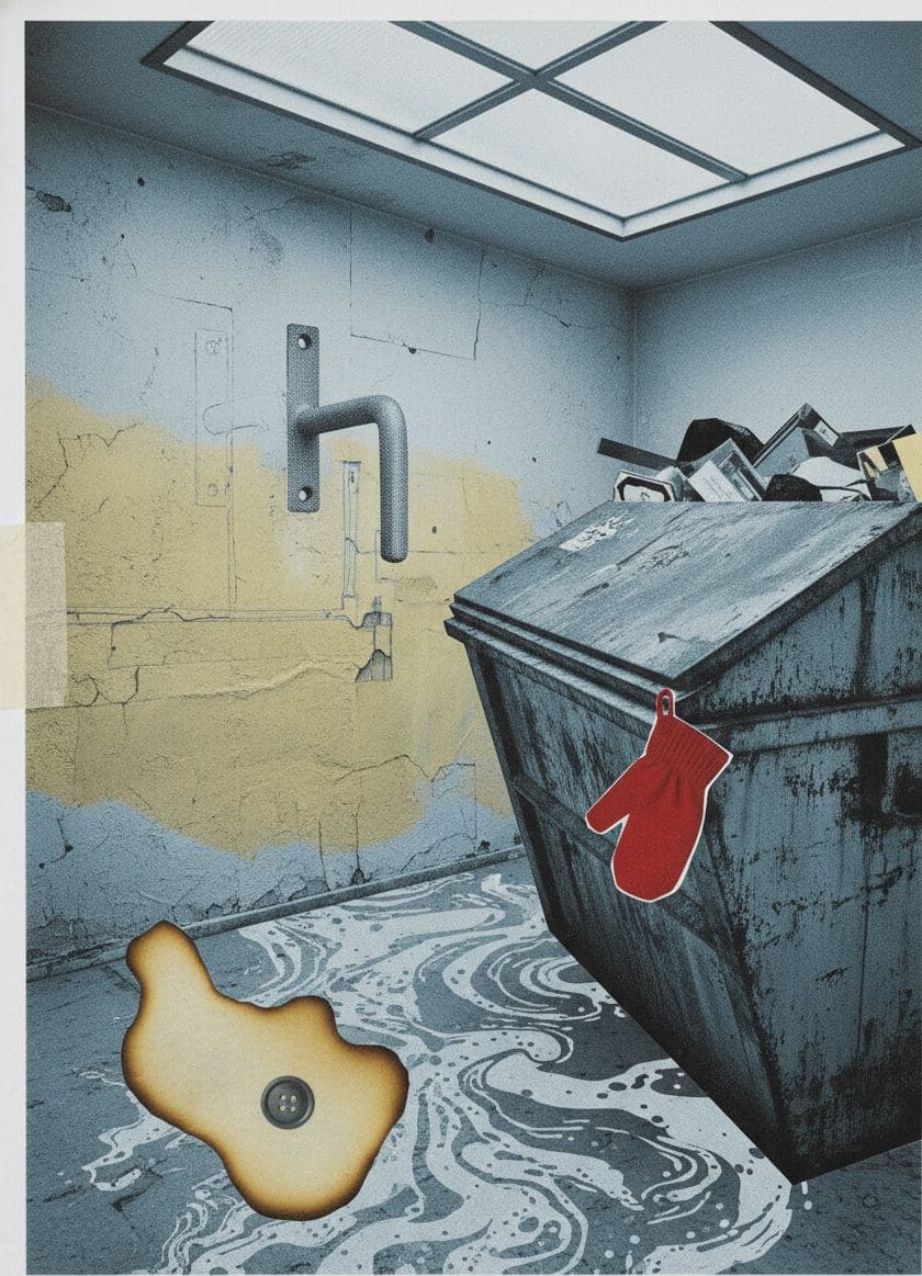 Spilling the Dumpster — Irmela Bechmann · MODULAR one-of-a-kind original