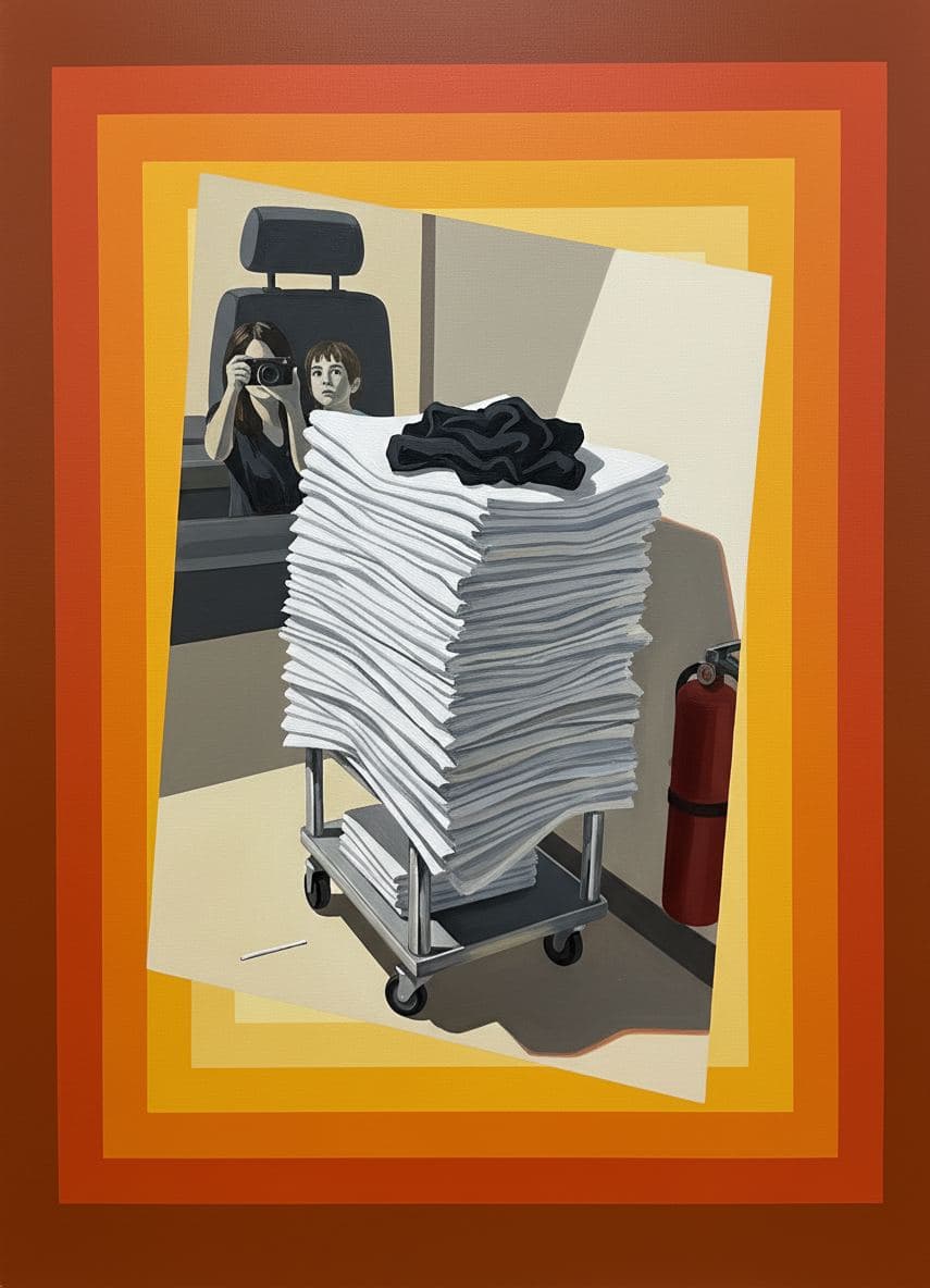 Stacking the Laundry — Saskia Vandenberg · MODULAR one-of-a-kind original