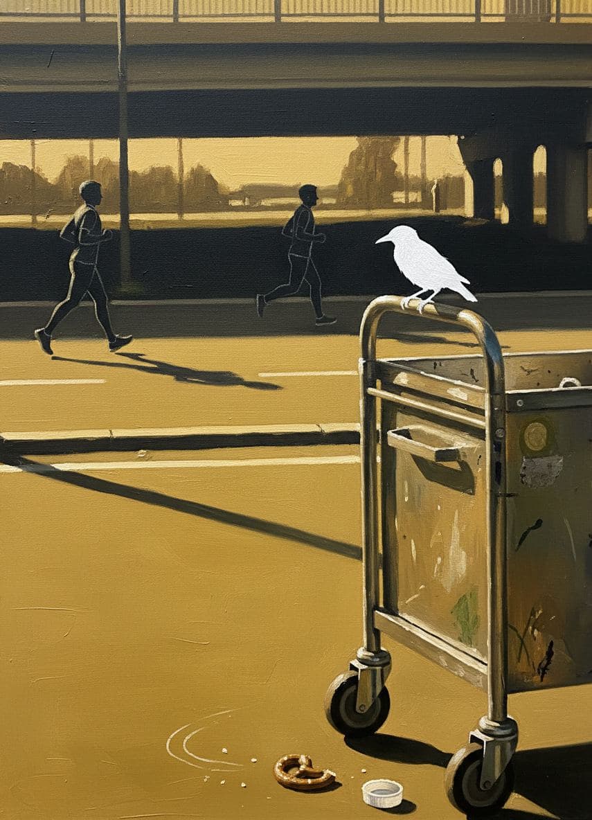Starling Consuming the Pretzel — Stefan Tannhäuser · MODULAR one-of-a-kind original