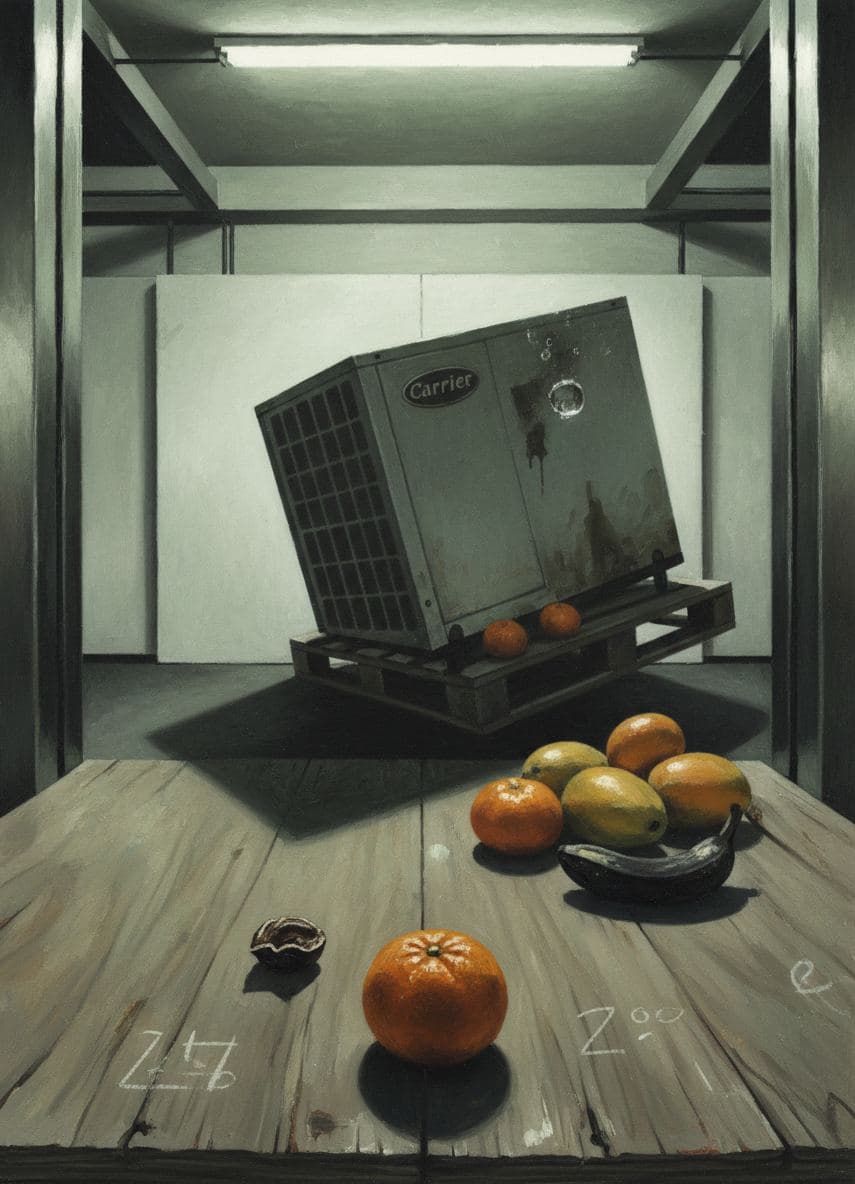 Street Market with Air Conditioner — Stefan Tannhäuser · MODULAR one-of-a-kind original