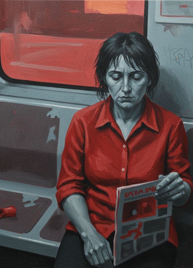 Subway Car with a Faint Rictus — Stefan Tannhäuser · MODULAR one-of-a-kind original
