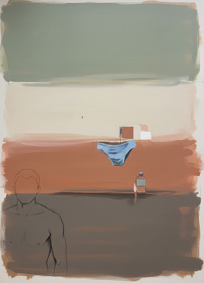 sunday morning echoes in an empty room — Saskia Vandenberg · MODULAR one-of-a-kind original