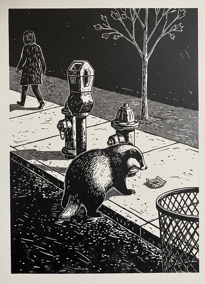 The Badger Finds a Slot — Anya Pietrowski · MODULAR one-of-a-kind original