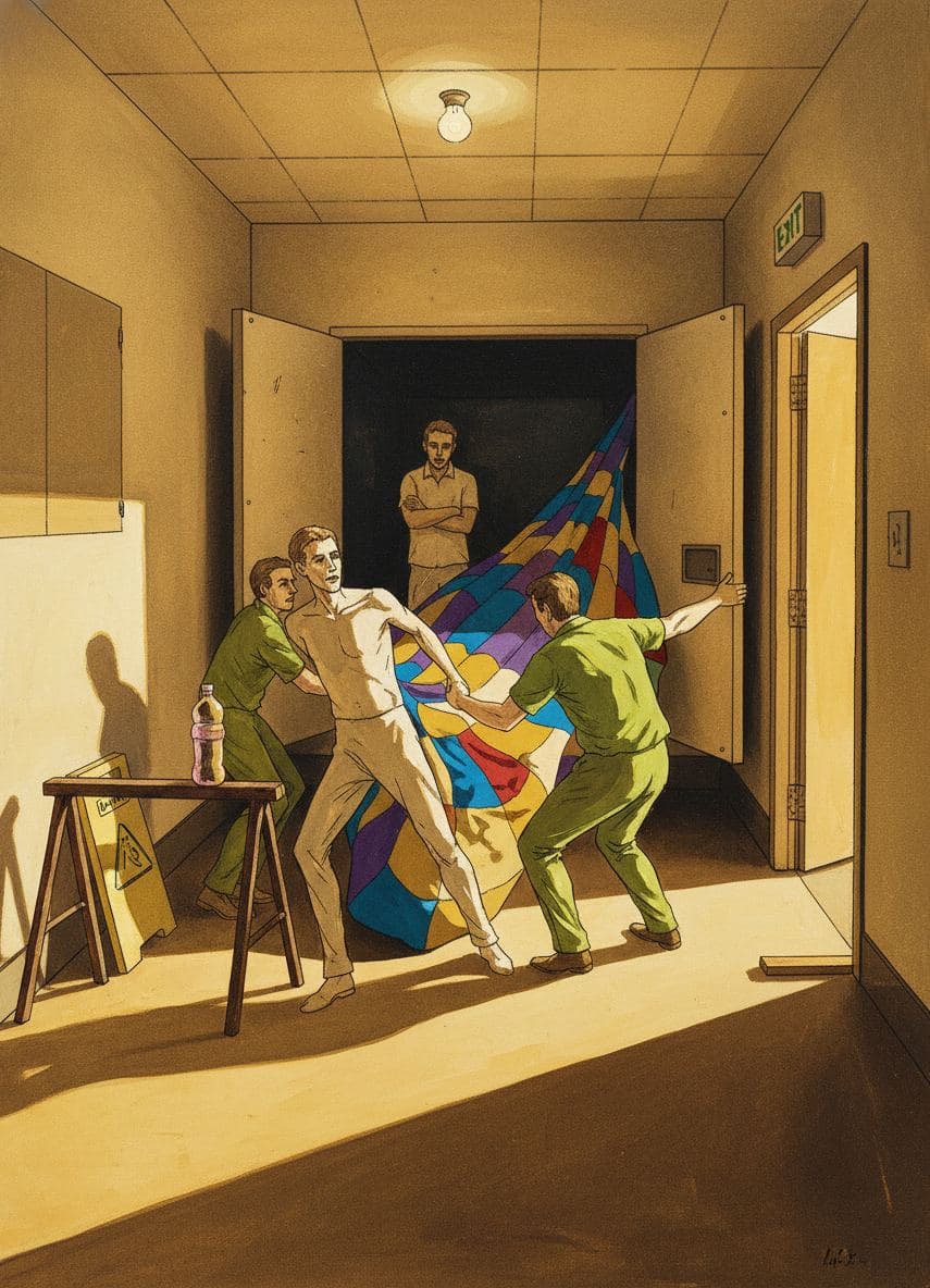 The Balloon Comes Out — Viktor Eklund · MODULAR one-of-a-kind original