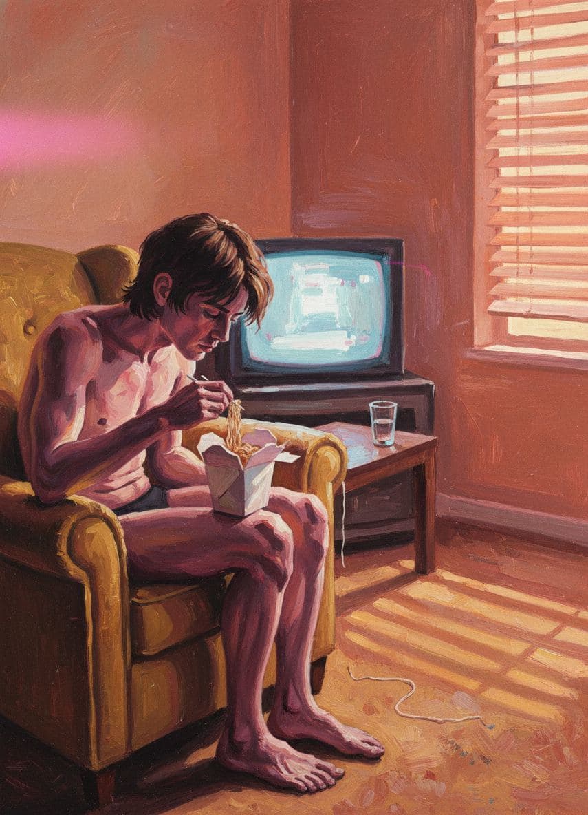 The Boy Who Watches Cartoons — Stefan Tannhäuser · MODULAR one-of-a-kind original