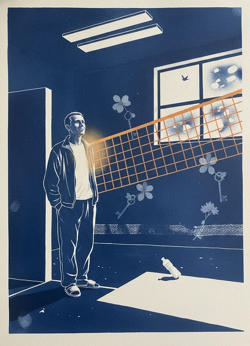 The Boy Who Watches Parakeets — Saskia Vandenberg · MODULAR one-of-a-kind original