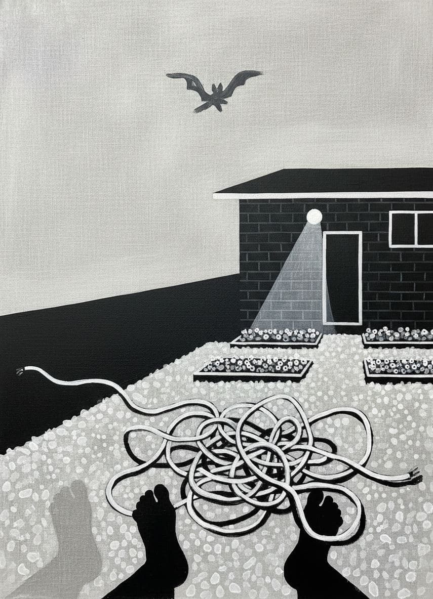 The Boy Who Wouldn't Sit Down — Saskia Vandenberg · MODULAR one-of-a-kind original