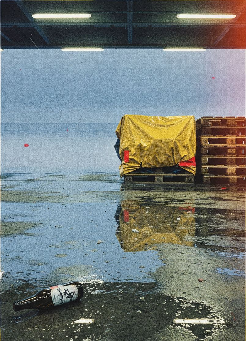The Bulging Yellow Tarpaulin — Anya Pietrowski · MODULAR one-of-a-kind original