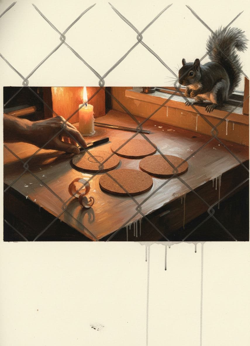 The Carpenter Arranging His Tools — Viktor Eklund · MODULAR one-of-a-kind original