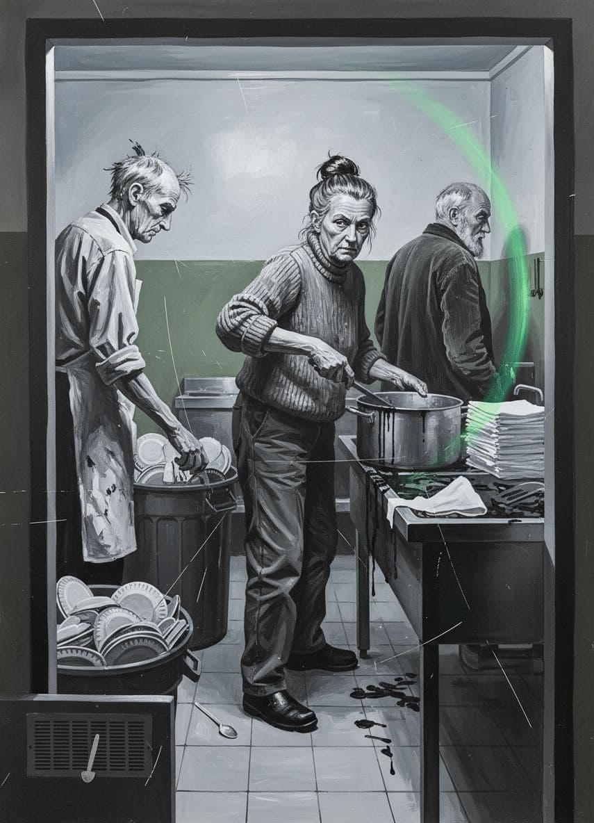 The Community Kitchen Cleanup — Stefan Tannhäuser · MODULAR one-of-a-kind original